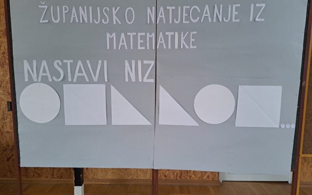Domaćini županijskog Natjecanja iz matematike