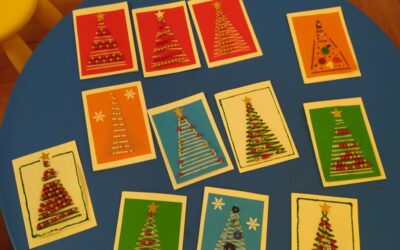 Advent u Ozlju – radionica Čestitke u zimskom ruhu