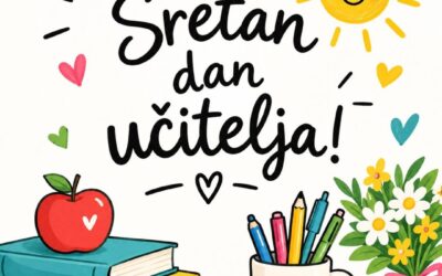 Poštovane kolegice i kolege, čestitam vam Dan učitelja!